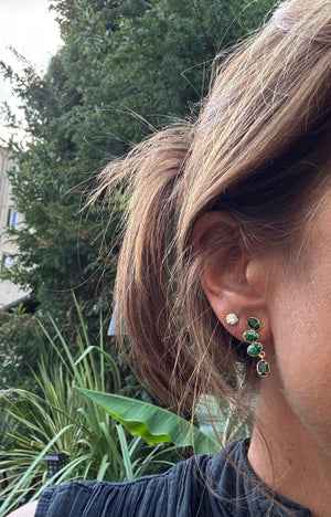 Boucles d’oreilles Habaha long 2,5cm
