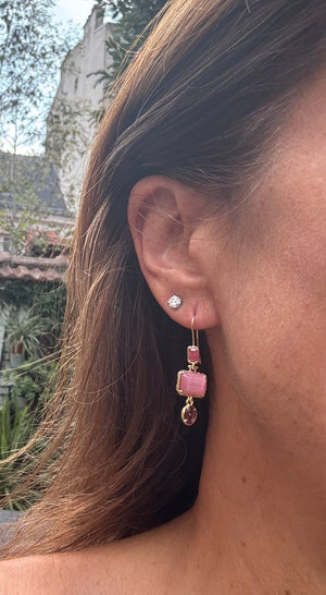 Boucles d’oreilles Habaha long 3 cm