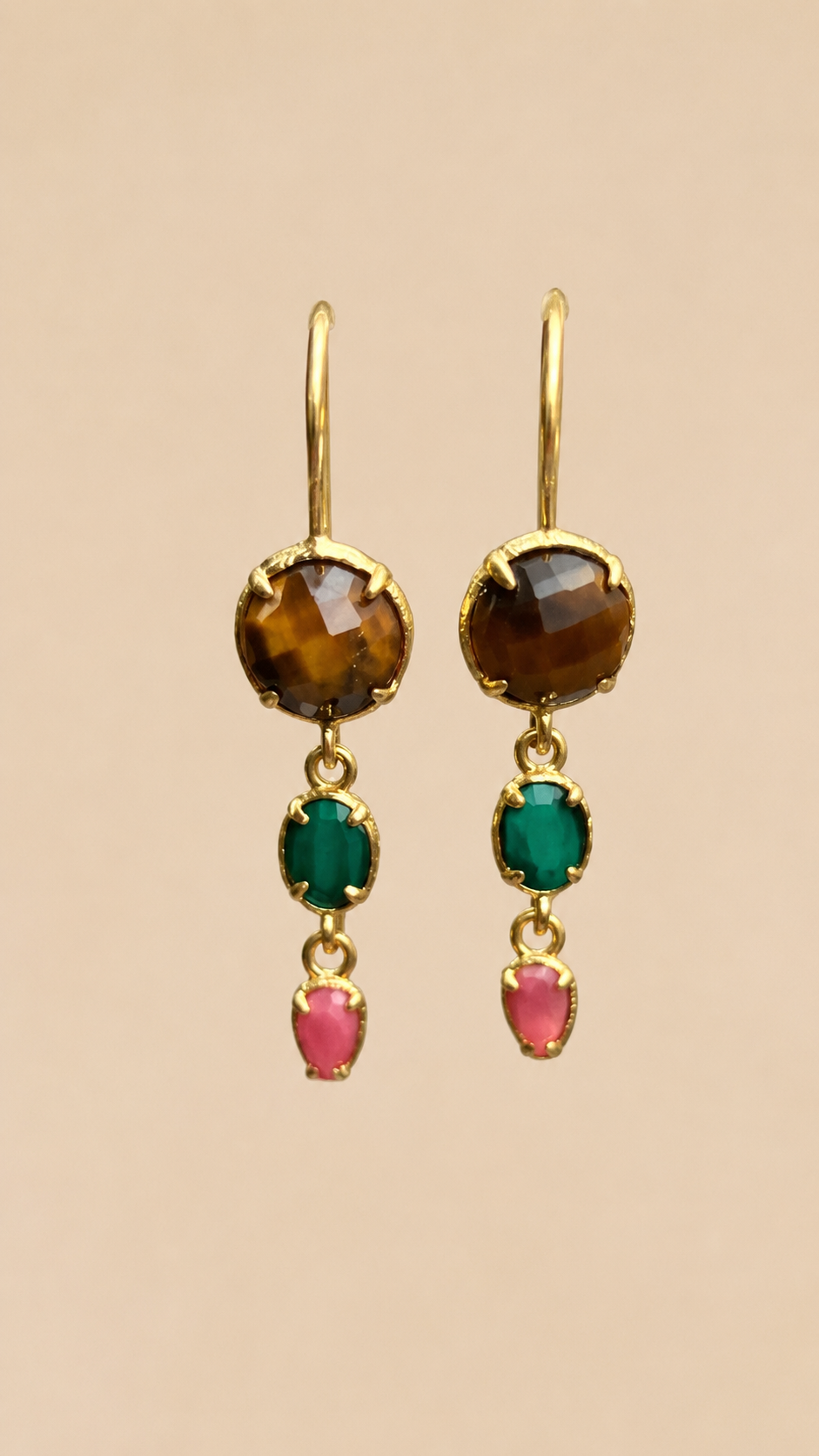 Boucles d’oreilles Habaha long 4cm