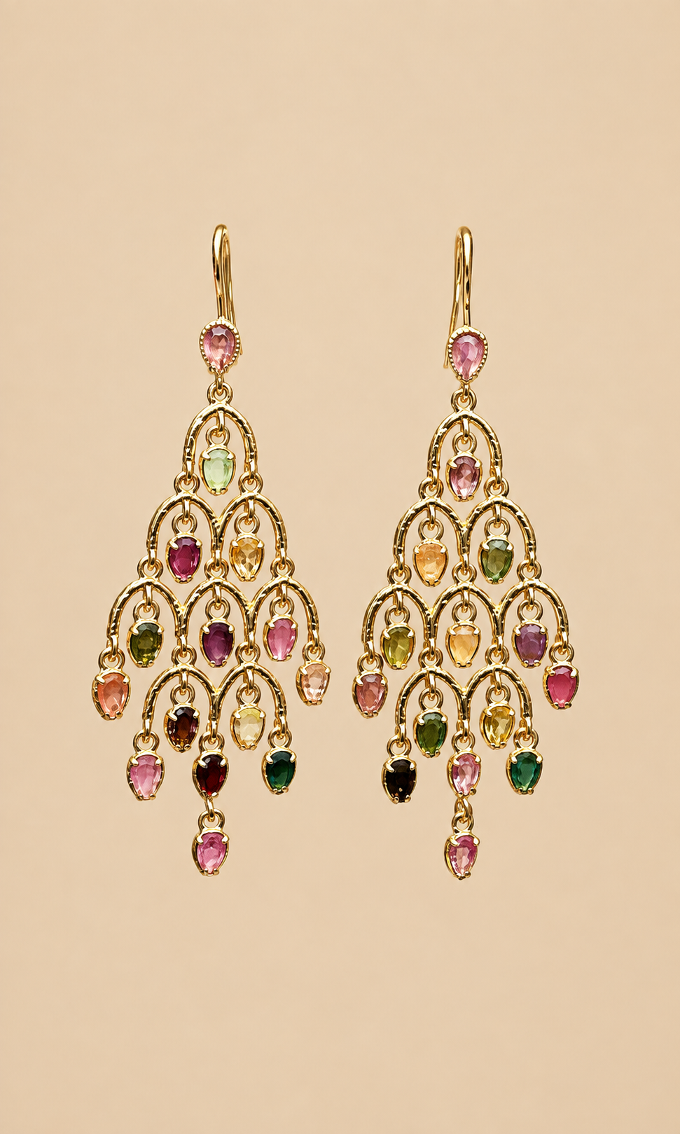 Boucle d’oreilles Habaha en tourmaline