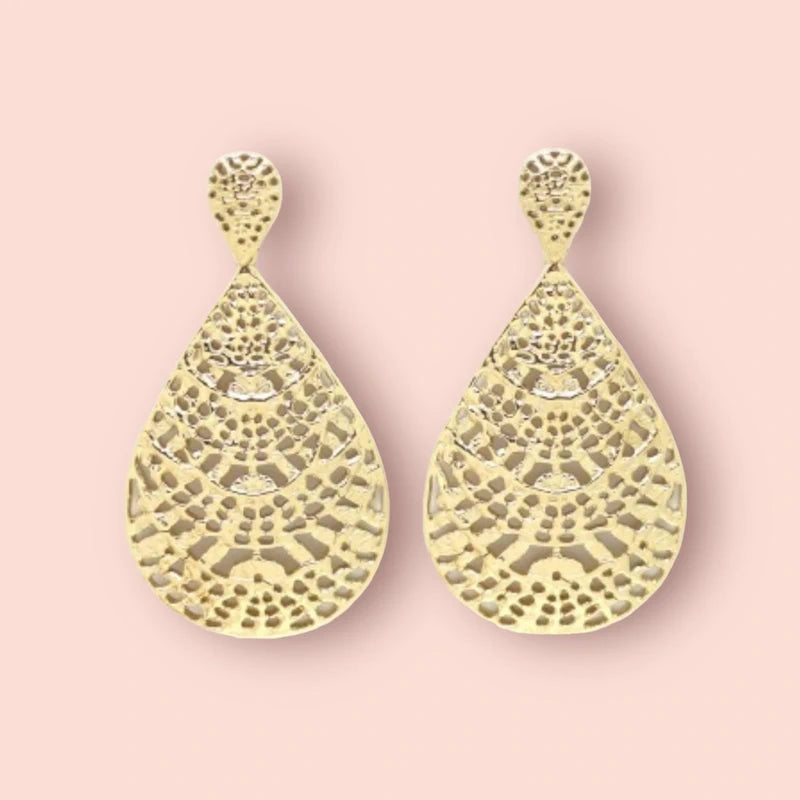 Boucles d’oreilles en acier inoxydable long 7 cm excellent état