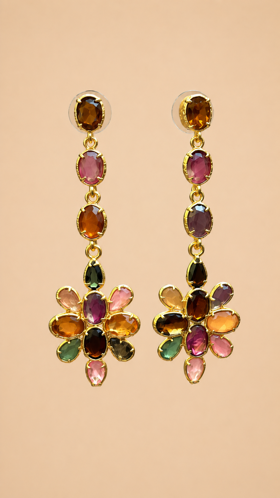 Boucle d’oreille Habaha long 5,5 cm