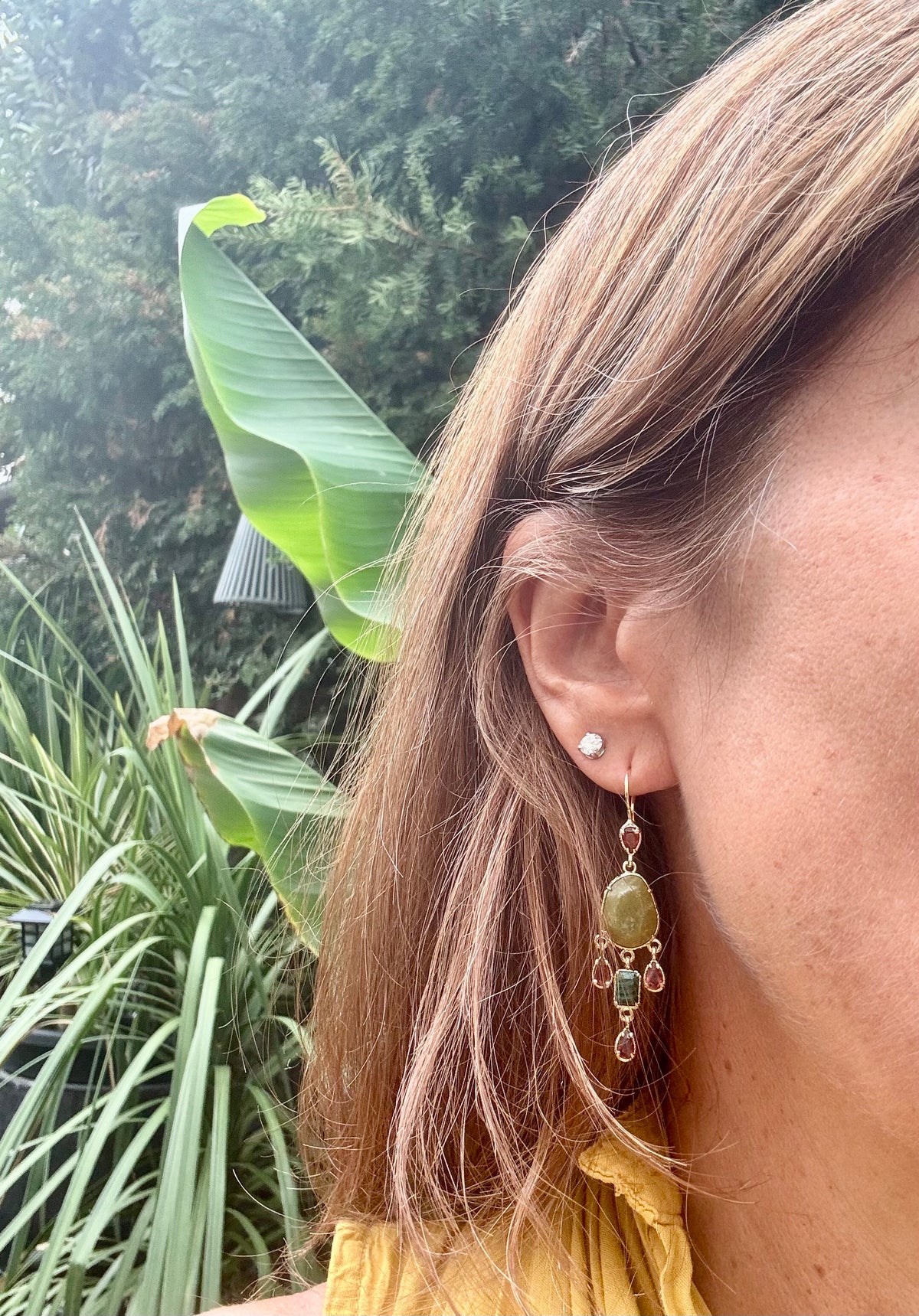 Boucles d oreilles Habaha long 5cm
