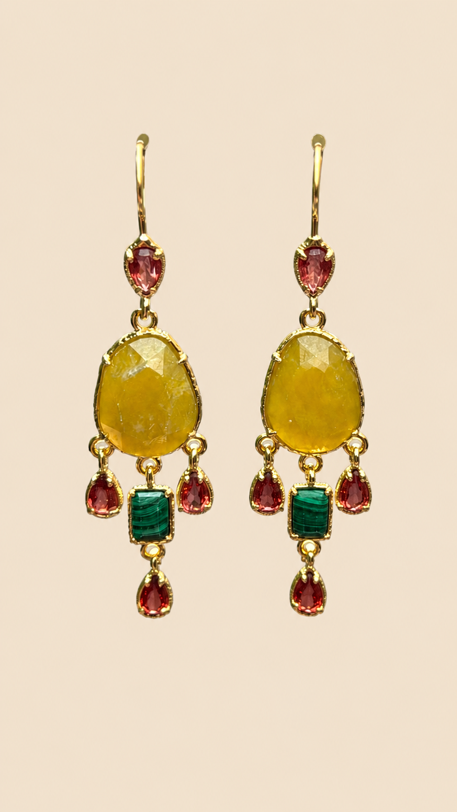 Boucles d oreilles Habaha long 5cm