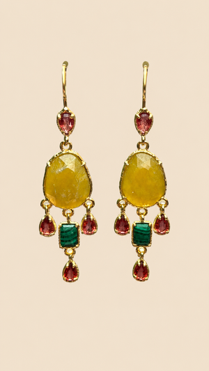 Boucles d oreilles Habaha long 5cm