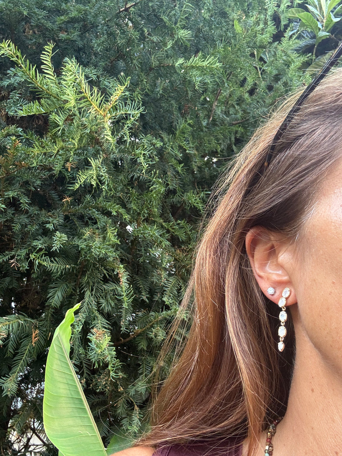 Boucles d’oreilles Habaha long 4,5cm