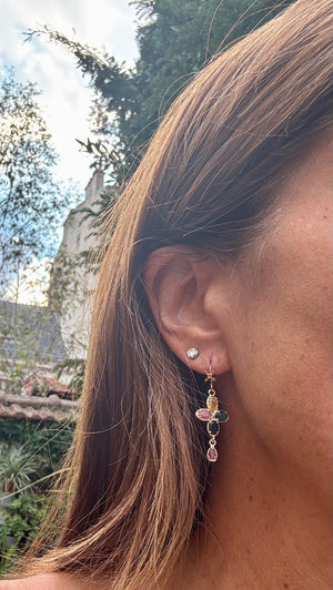 Boucles d’oreilles Habaha long 3,8cm