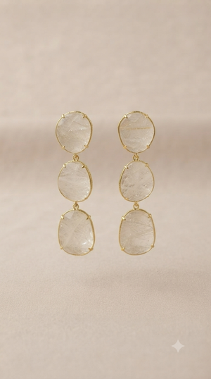 Boucles d oreilles Habaha long 6,5cm