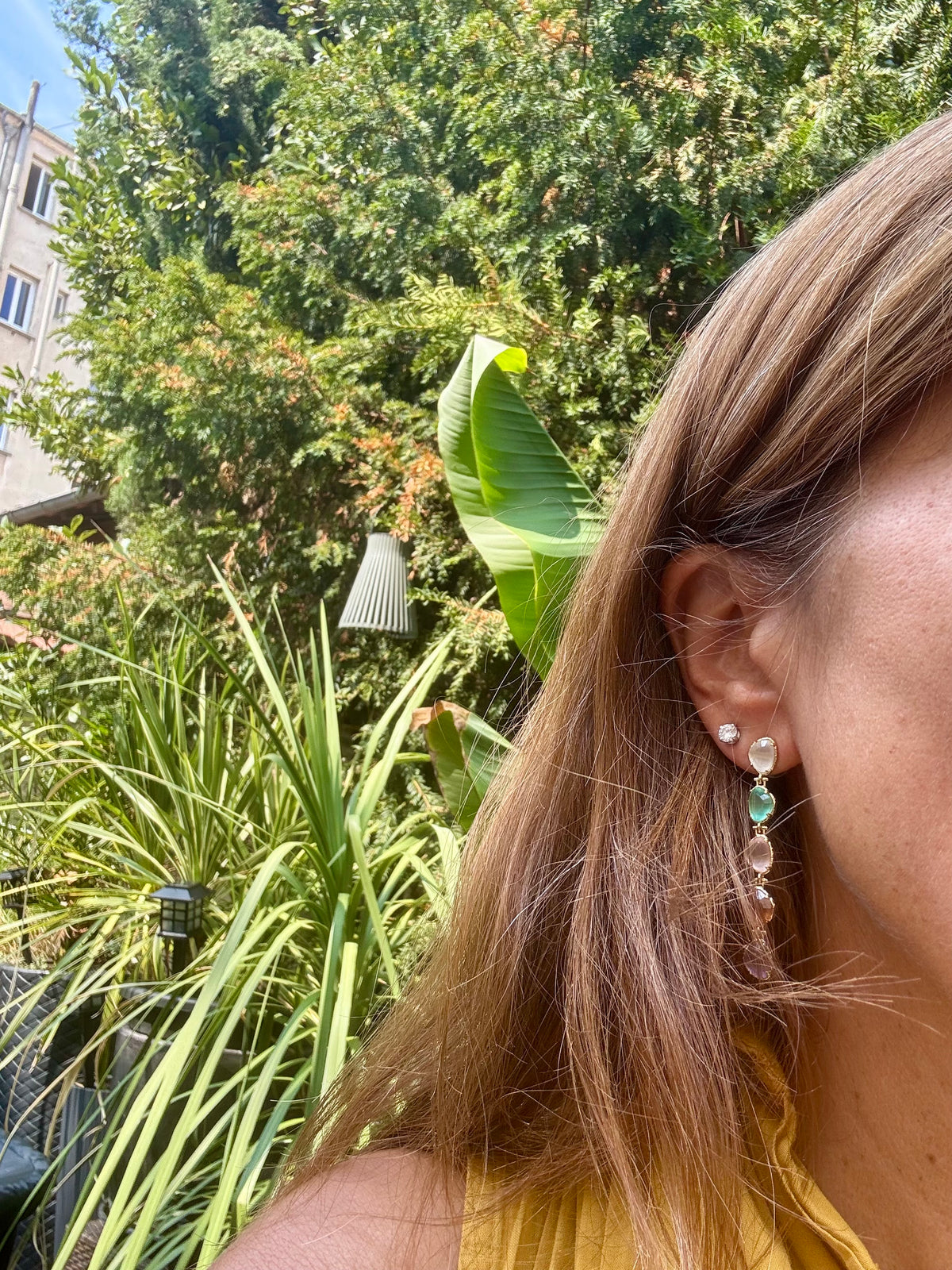 Boucles d’oreilles Habaha long 5,5cm