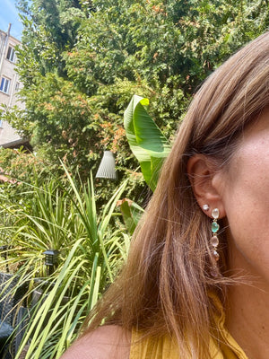 Boucles d’oreilles Habaha long 5,5cm