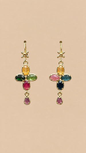 Boucles d’oreilles Habaha long 3,8cm