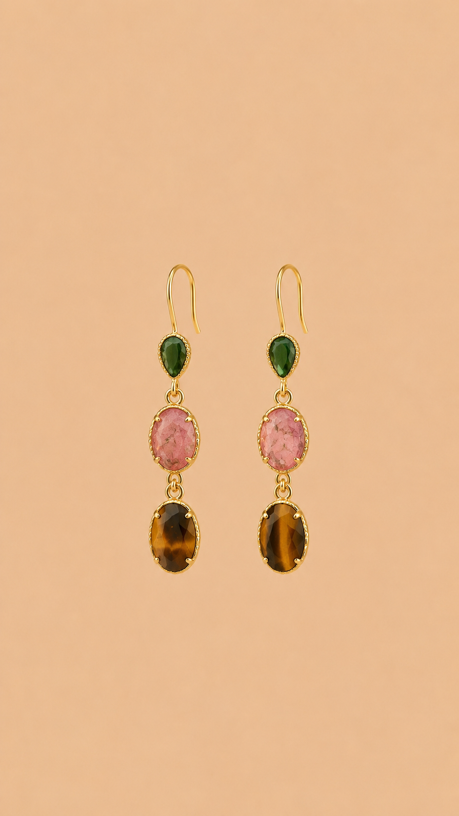 Boucles d’oreilles Habaha long 4,5cm