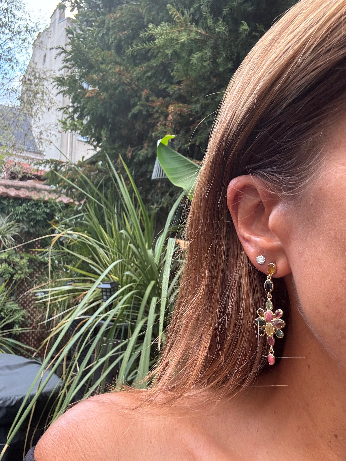 Boucles d’oreilles Habaha long 6cm