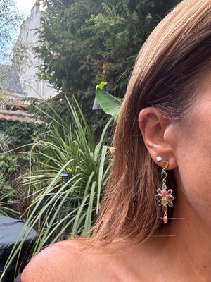 Boucles d’oreilles Habaha long 6cm