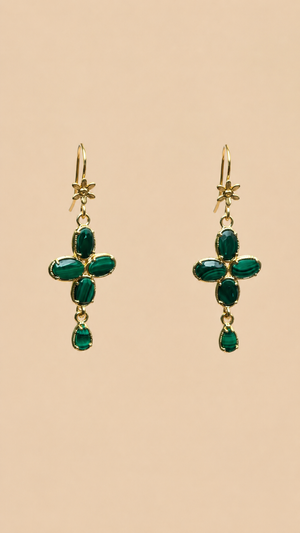 Boucles d’oreilles Habaha long 3 cm