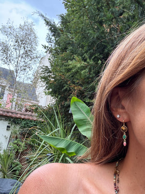 Boucles d’oreilles Habaha long 4cm