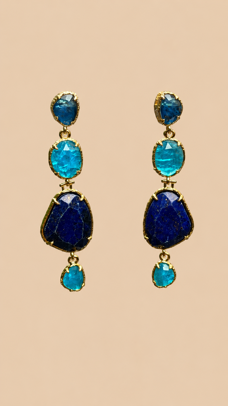 Boucles d’oreilles Habaha long 6cm