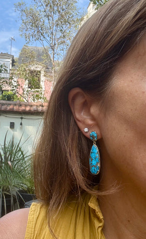 Boucles d’oreilles Habaha long 5cm
