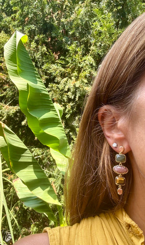 Boucles d’oreilles Habaha long 5 cm