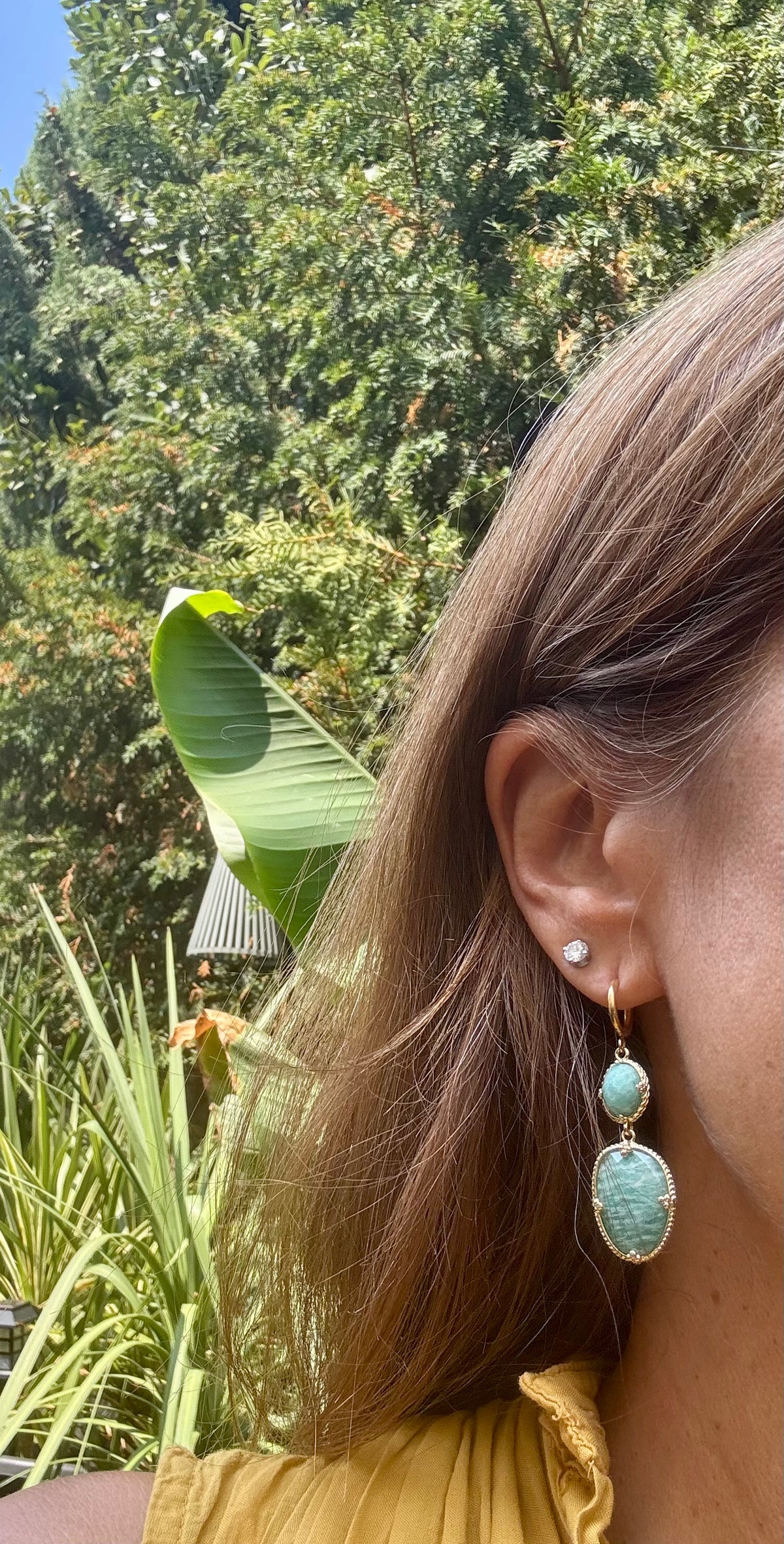 Boucles d’oreilles Habaha long 5 cm