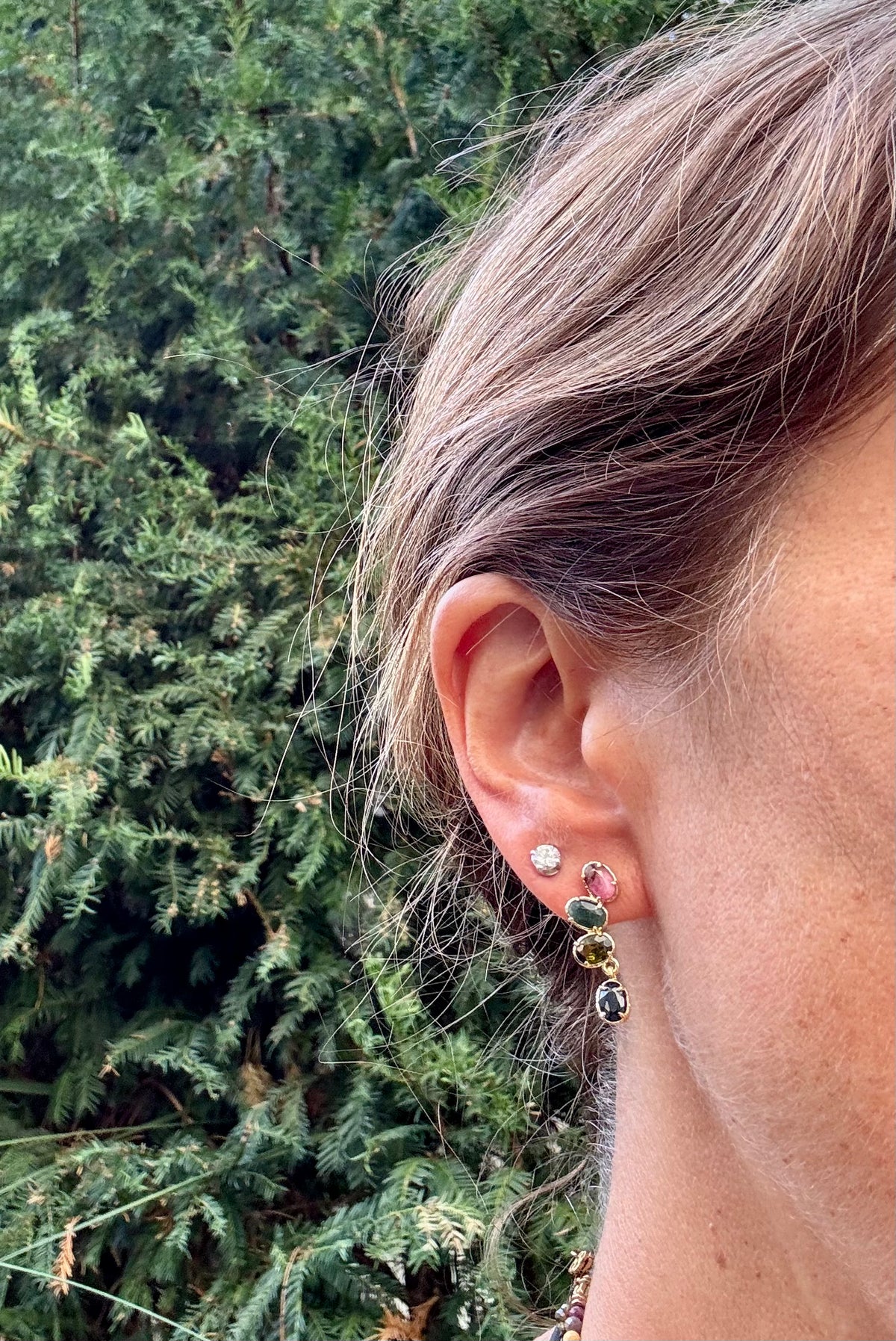 Boucles d’oreilles Habaha long 2,5cm