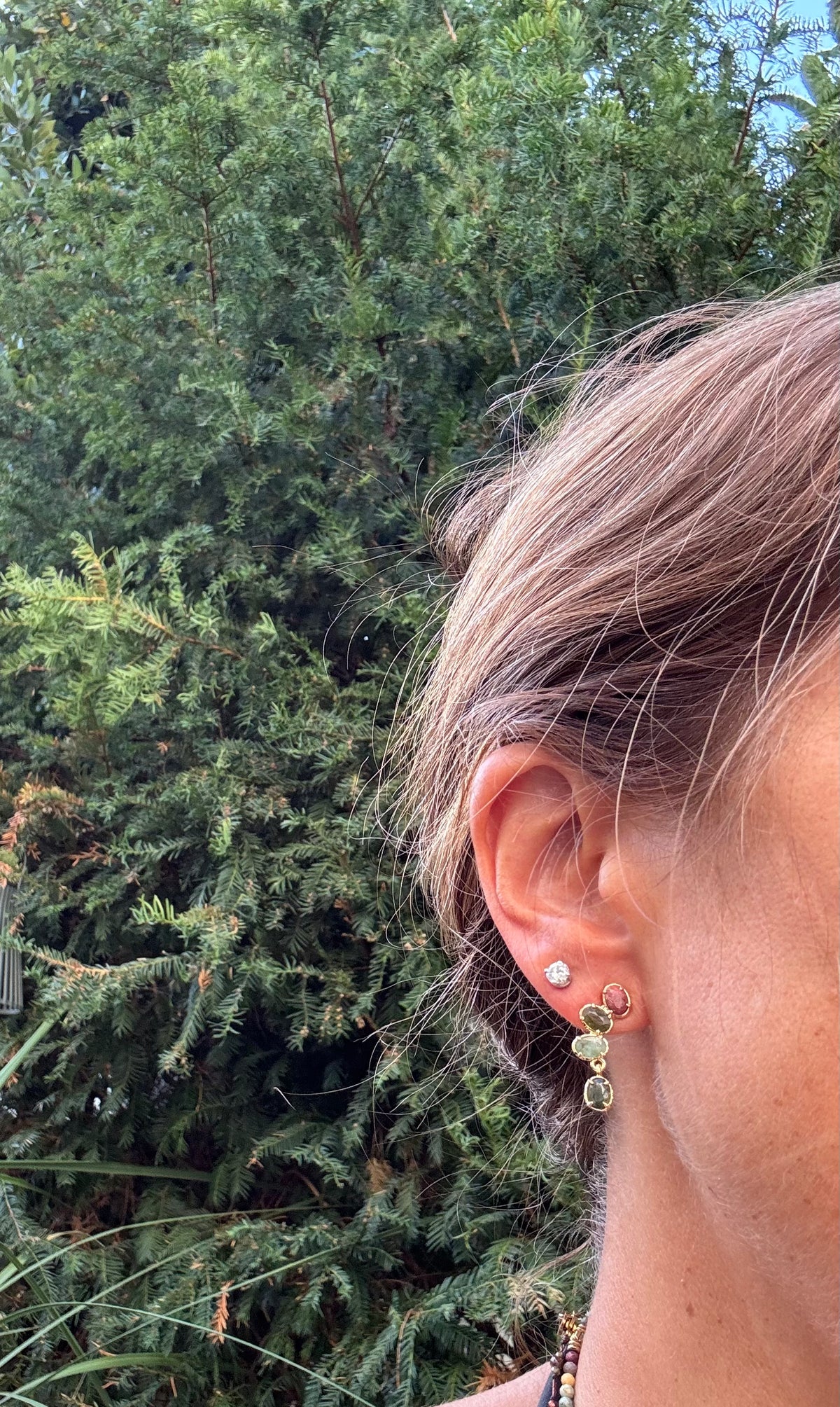 Boucles d’oreilles Habaha long 2,5cm