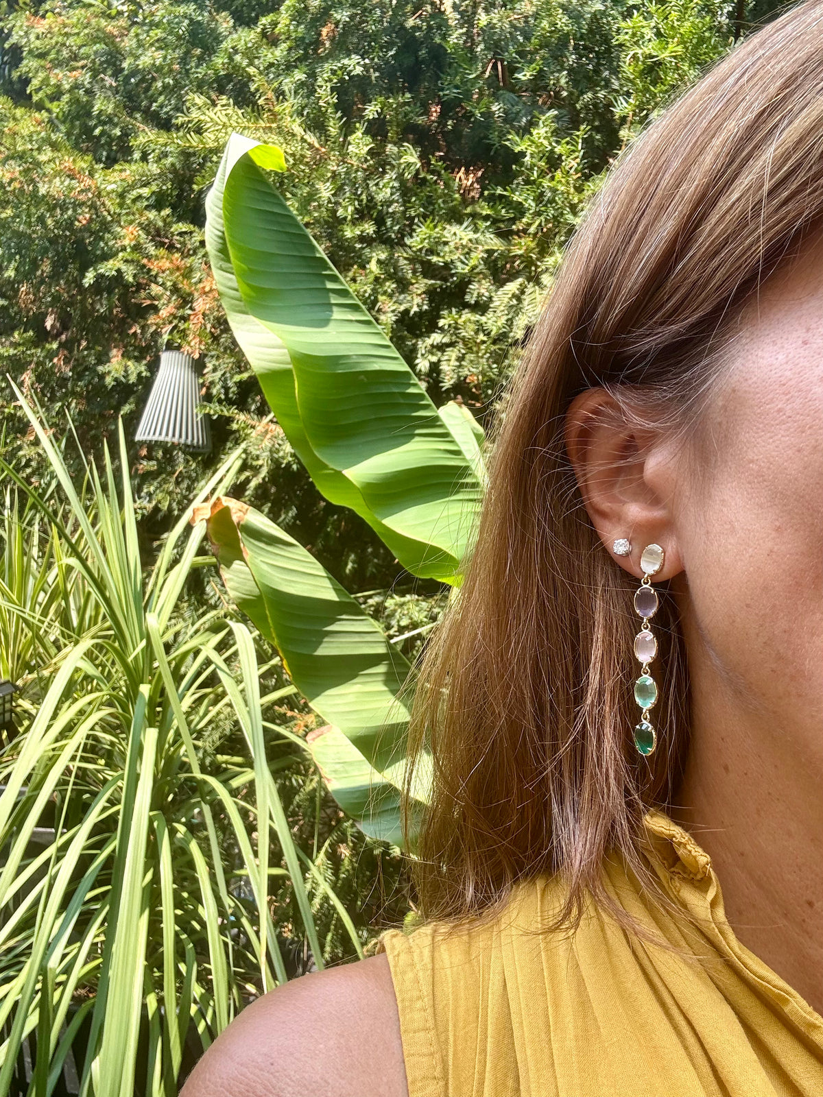 Boucles d’oreilles Habaha long 6cm