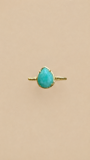 Bague goutte Habaha ajustable