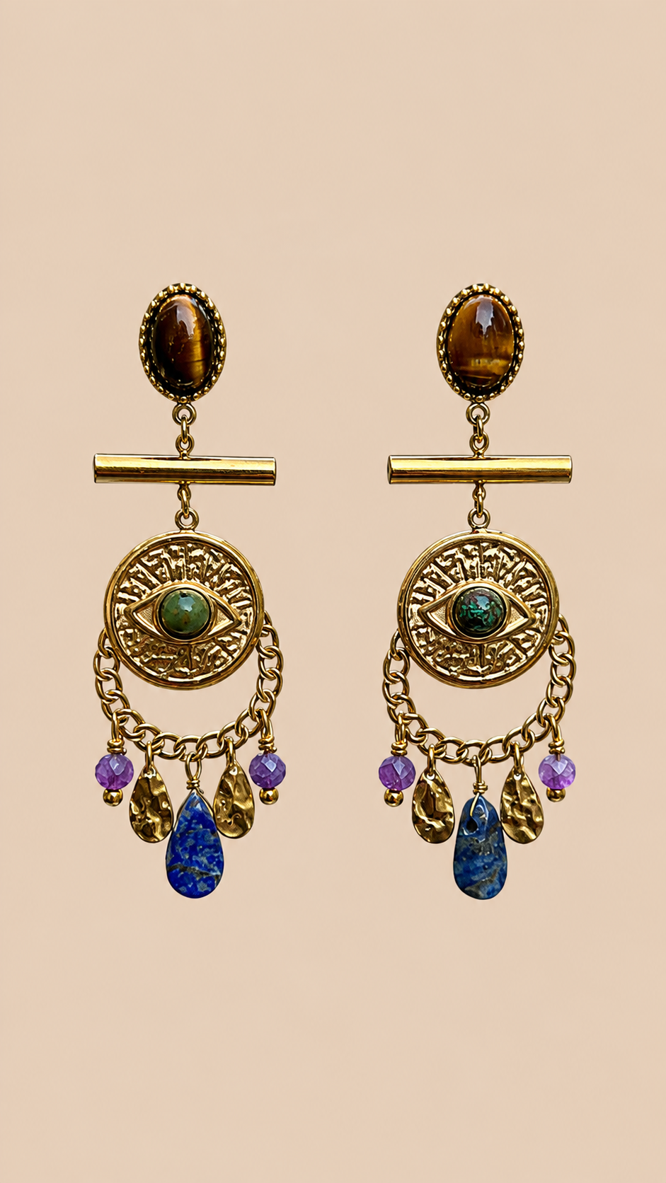 Boucles d’oreilles Habaha long5,5cm