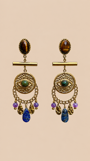 Boucles d’oreilles Habaha long5,5cm