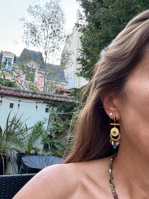 Boucles d’oreilles Habaha long5,5cm