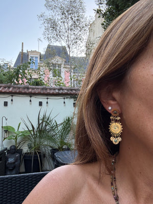 Boucles d’oreilles Habaha long5,5cm