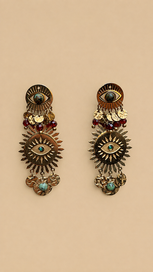 Boucles d’oreilles Habaha long5,5cm