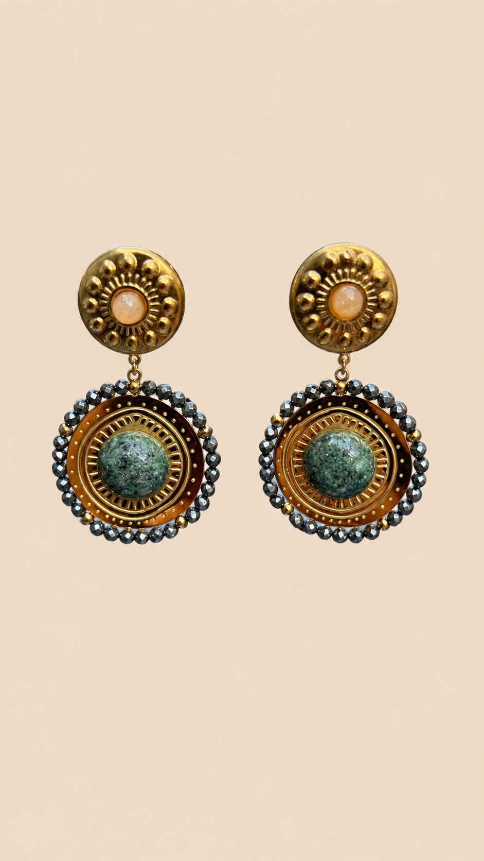 Boucles d’oreilles Habaha long 4,5cm