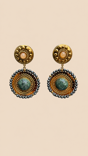 Boucles d’oreilles Habaha long 4,5cm