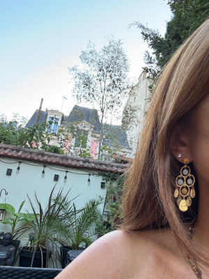 Boucles d’oreilles Habaha long 6 cm