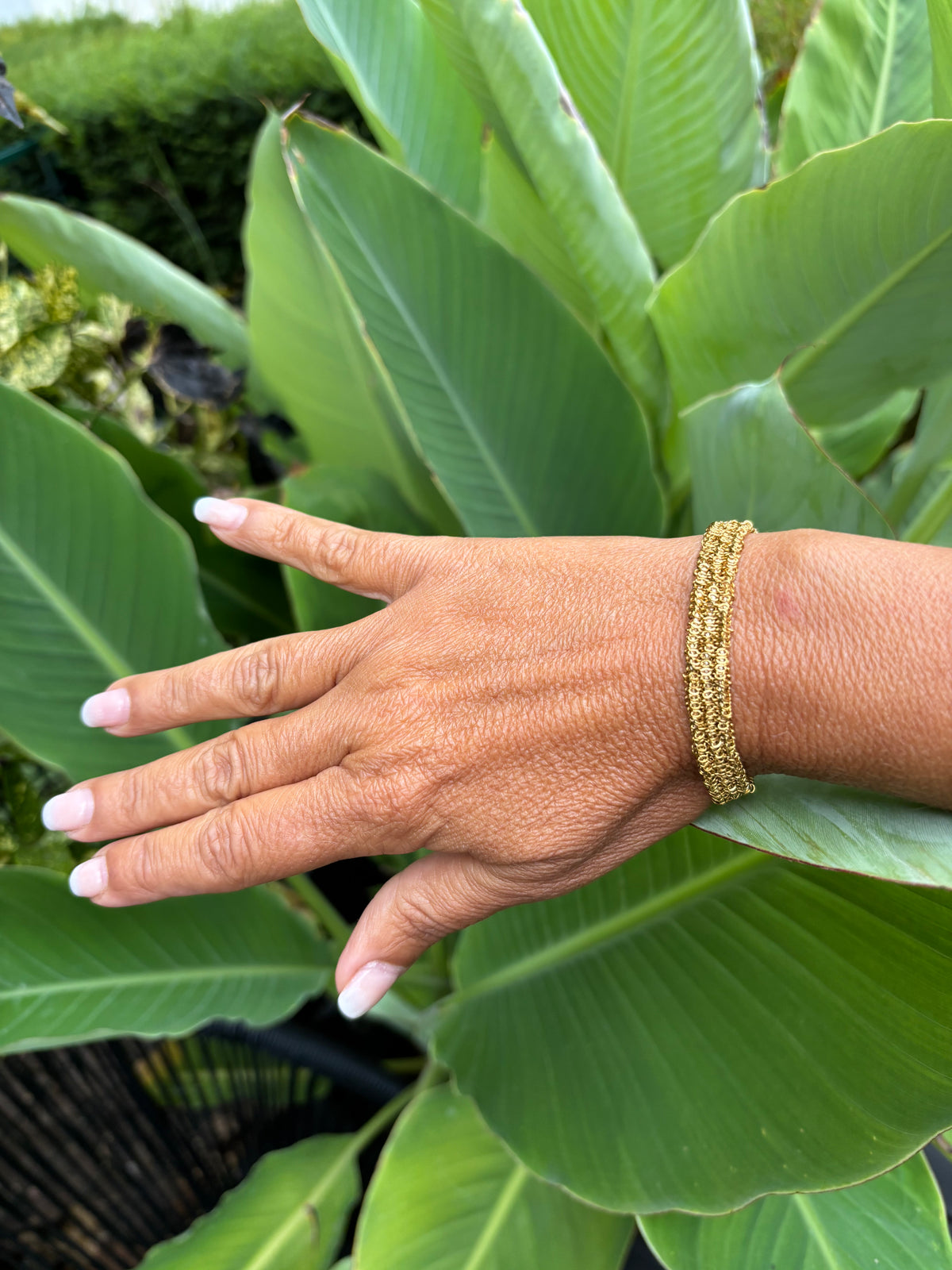 Bracelet galon armuré