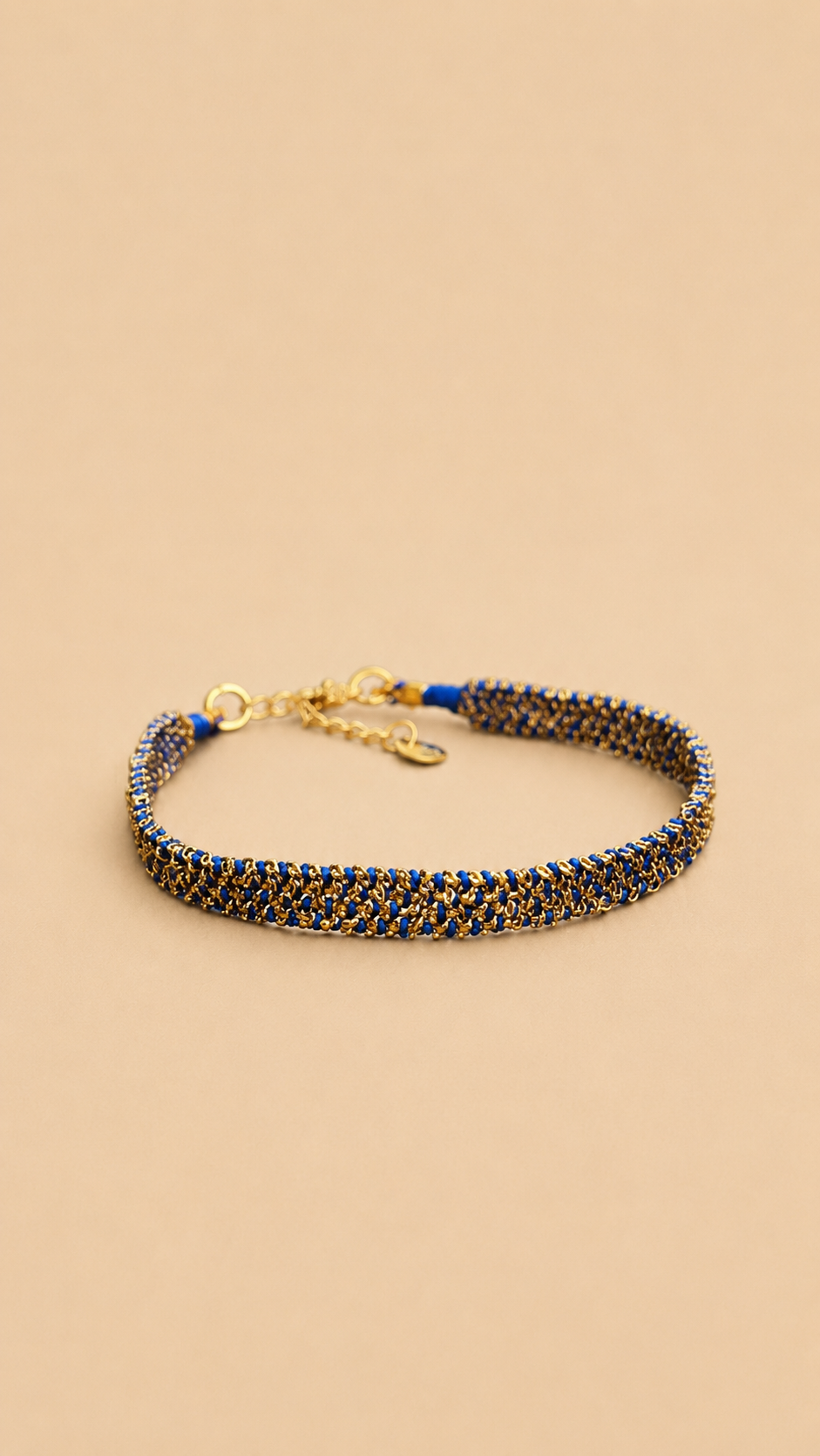 Bracelet galon armuré en acier inoxydable