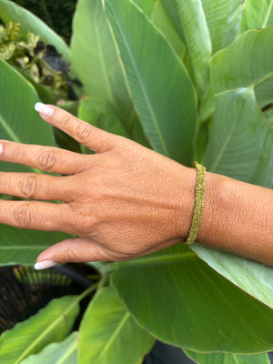 Bracelet galon armuré en acier inoxydable