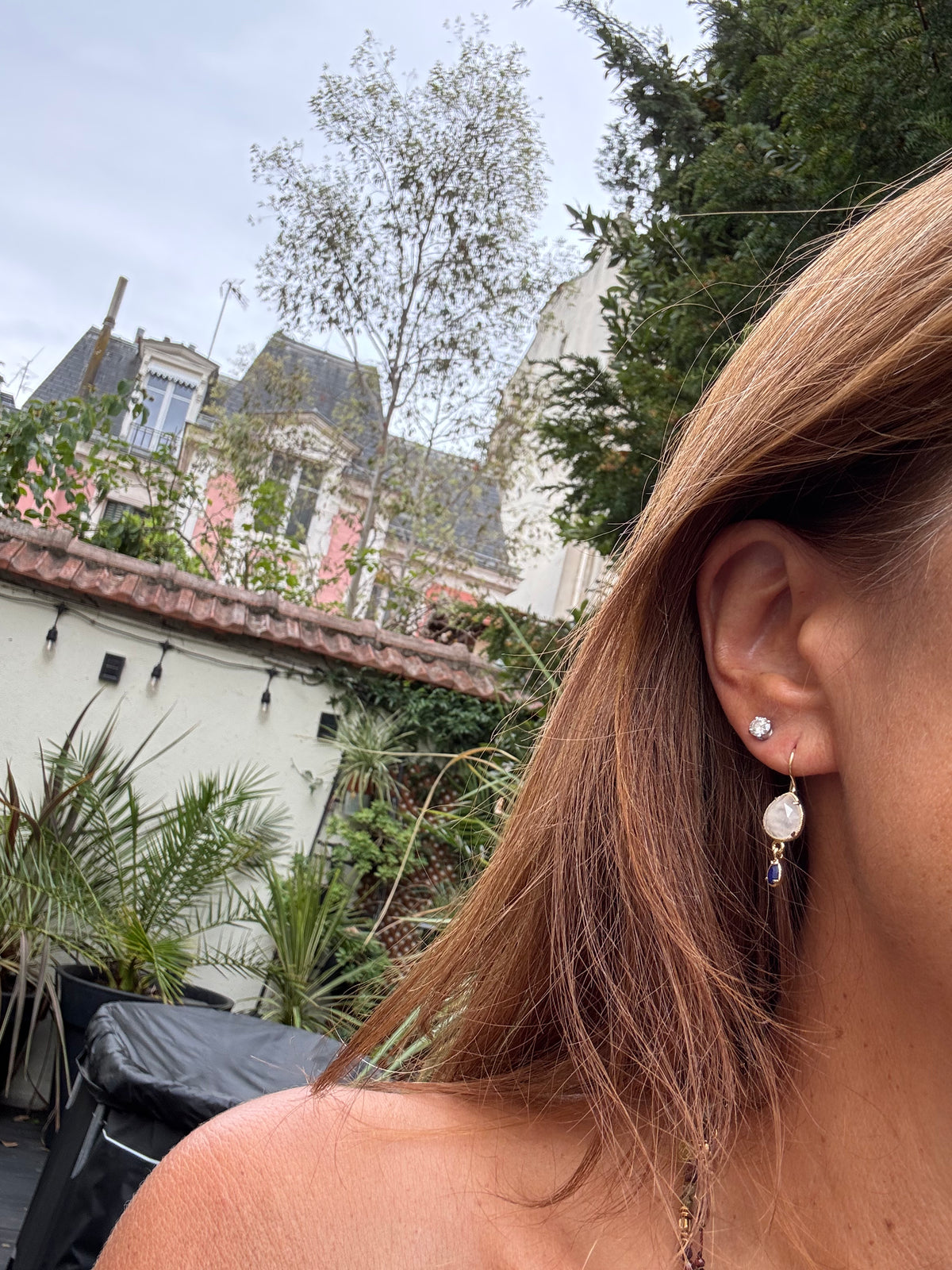 Boucles d’oreilles Habaha long 3cm