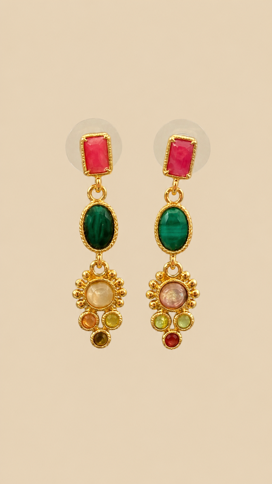 Boucles d’oreilles Habaha long 3cm