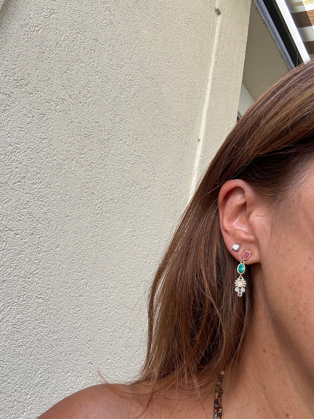 Boucles d’oreilles Habaha long 3cm
