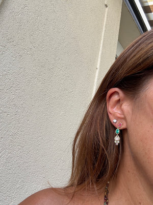 Boucles d’oreilles Habaha long 3cm