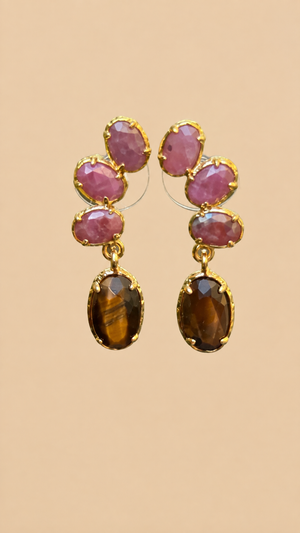 Boucles d’oreilles Habaha long 3cm