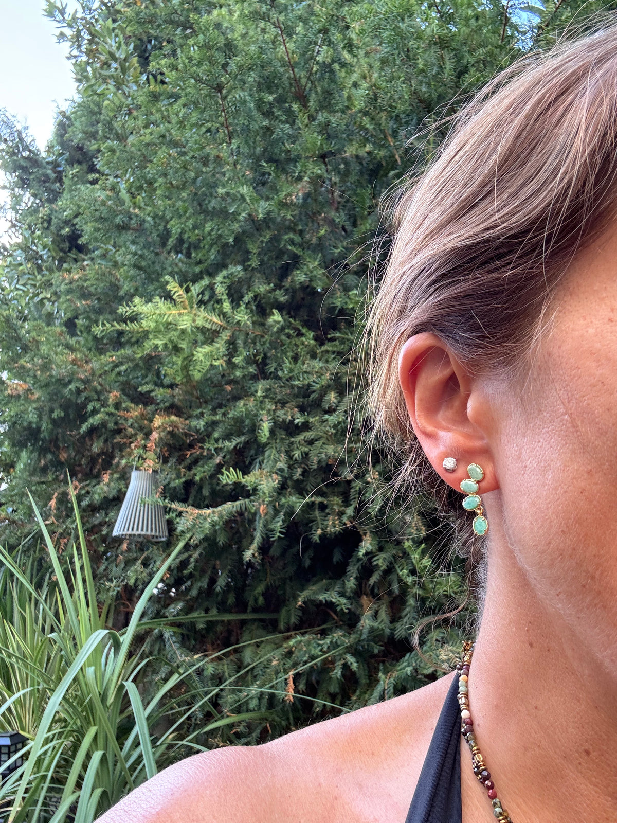 Boucles d’oreilles Habaha long 2,5cm