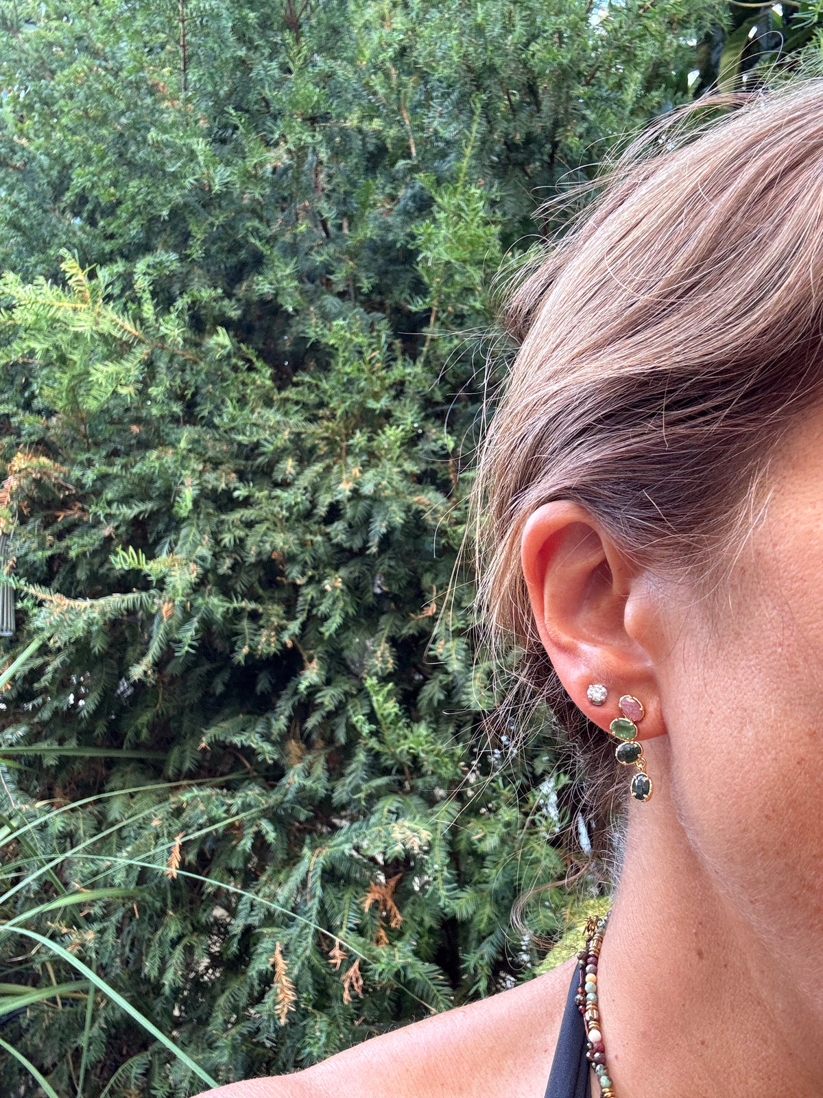 Boucles d’oreilles Habaha long 2,5cm