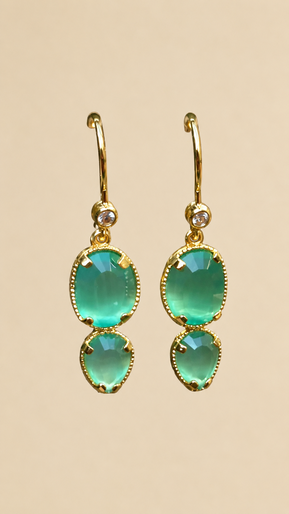 Boucles d’oreilles Habaha long 3,5 cm