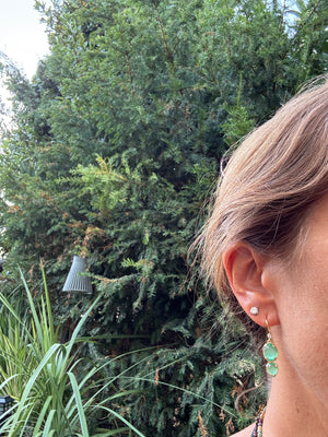 Boucles d’oreilles Habaha long 3,5 cm