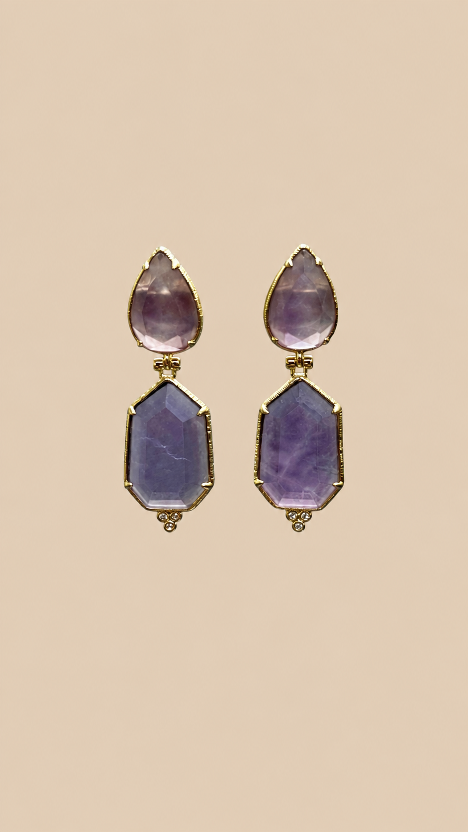 Boucles d’oreilles Habaha long 4 cm