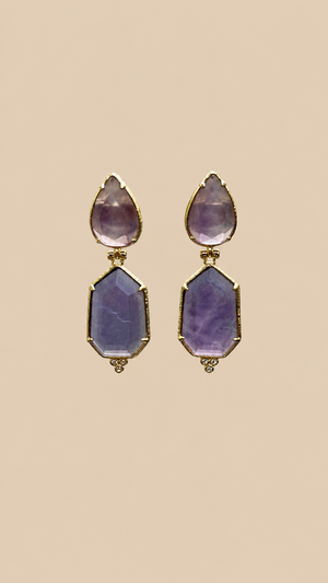 Boucles d’oreilles Habaha long 4 cm